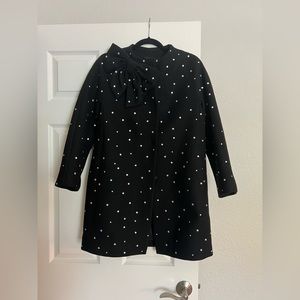 KATE SPADE Rhinestone Coat Size 2